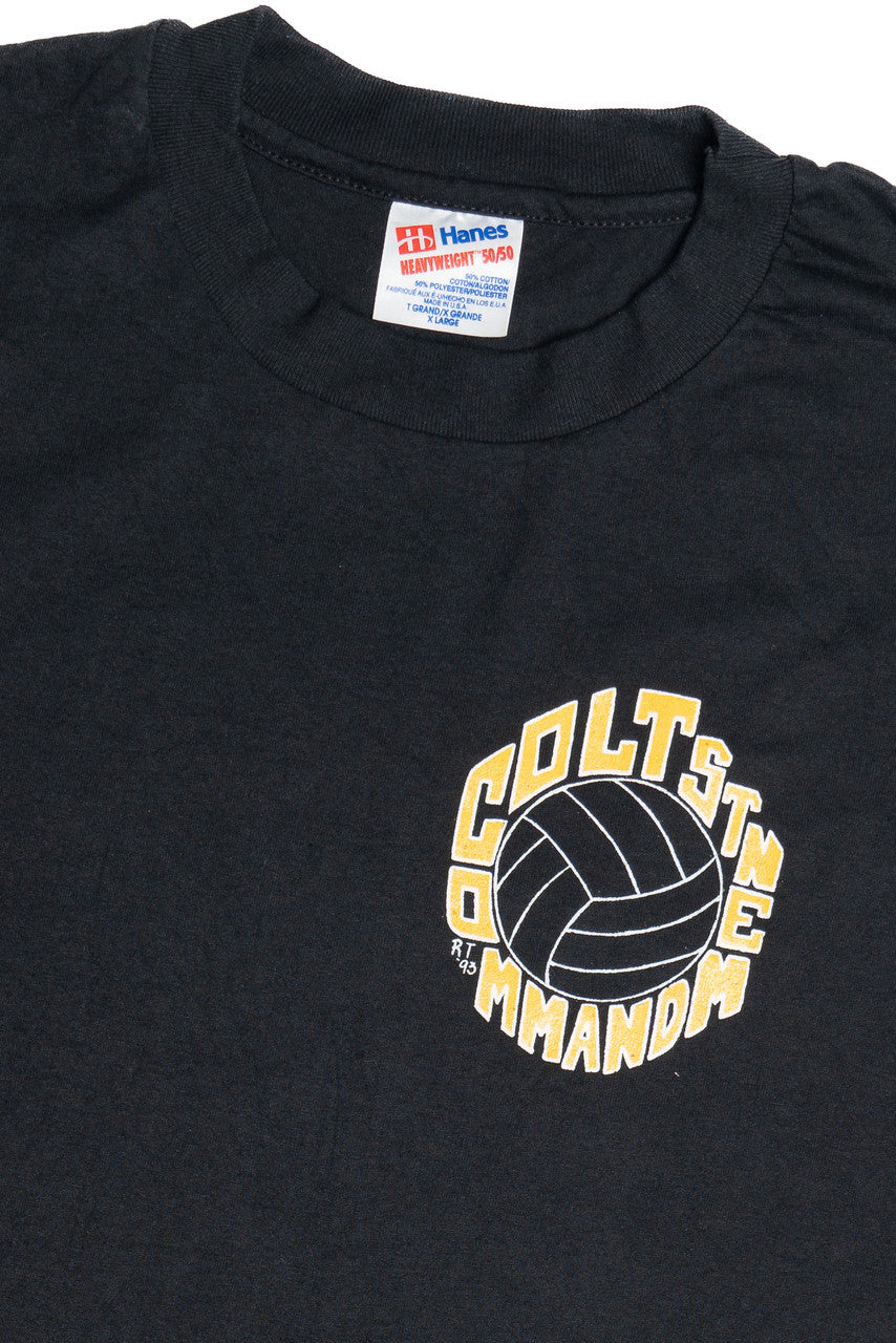 Vintage 1993 Volleyball Ten Commandments T-Shirt (1990s)