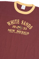 Vintage White Sands New Mexico Ringer T-Shirt (1990s)