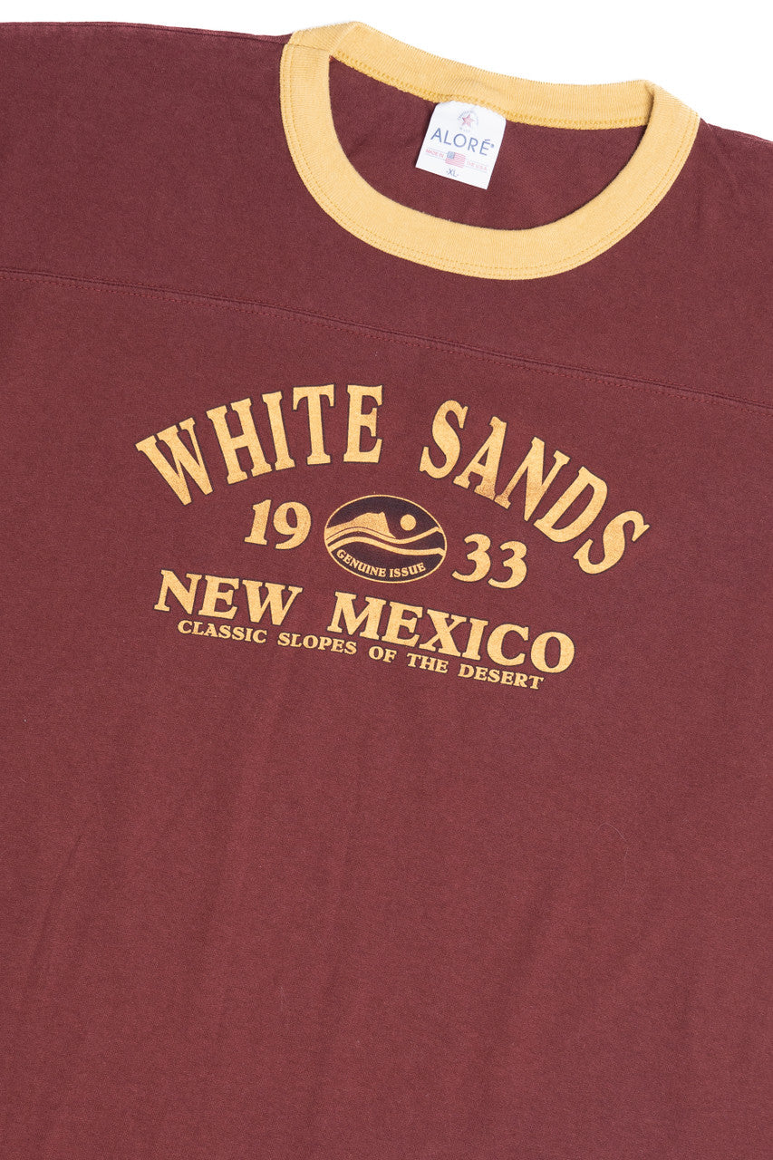 Vintage White Sands New Mexico Ringer T-Shirt (1990s)