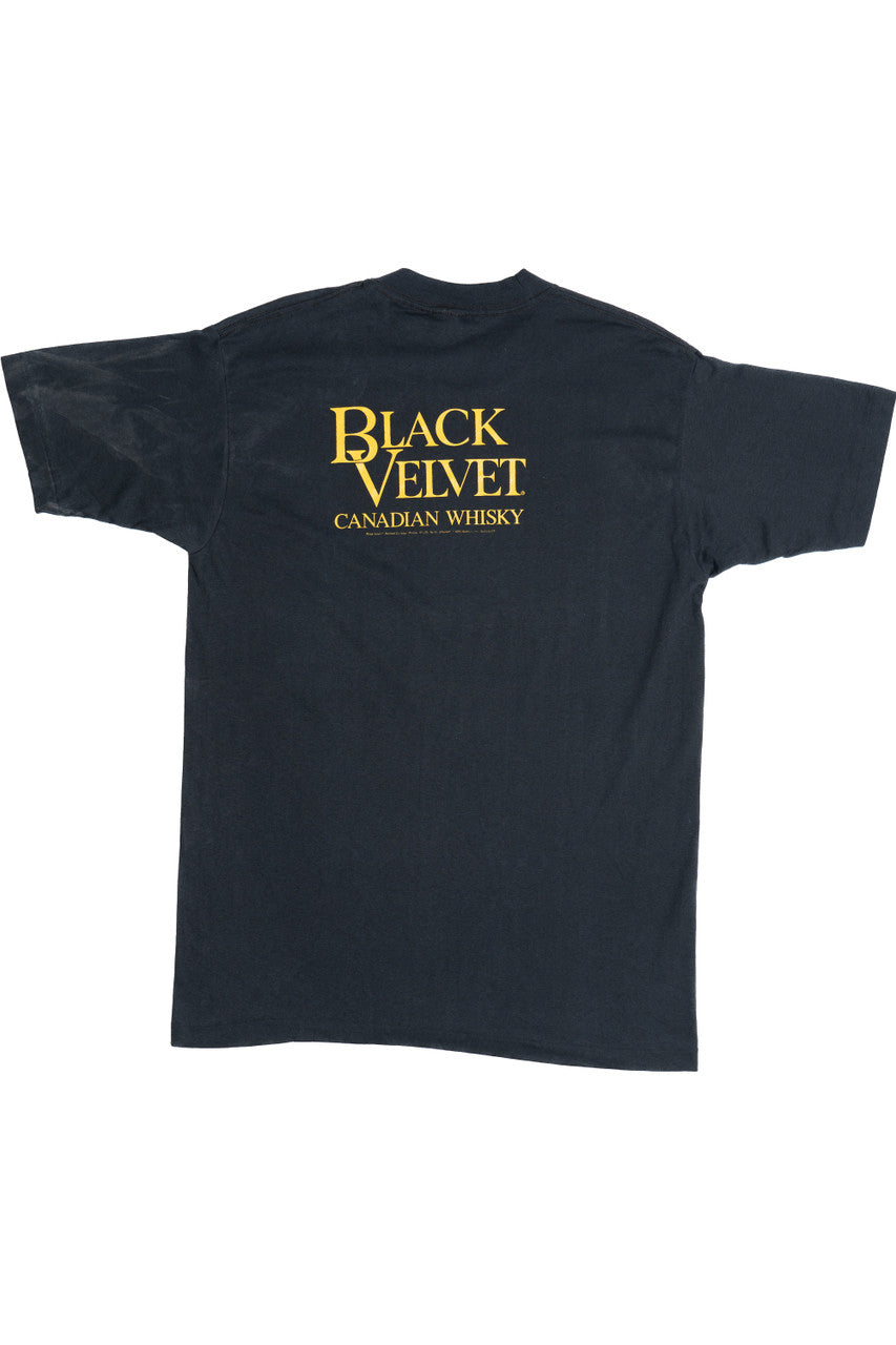 Vintage 1999 Black Velvet Canadian Whiskey T-Shirt (1990s)