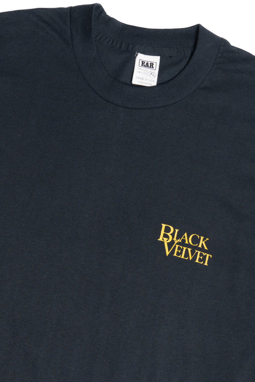 Vintage 1999 Black Velvet Canadian Whiskey T-Shirt (1990s)