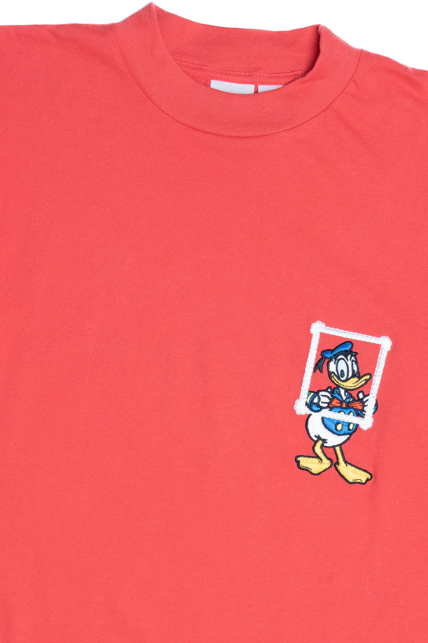 Vintage Embroidered Donald Duck The Disney Store T-Shirt (1990s)