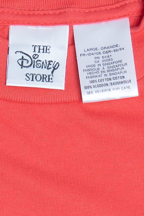 Vintage Embroidered Donald Duck The Disney Store T-Shirt (1990s)