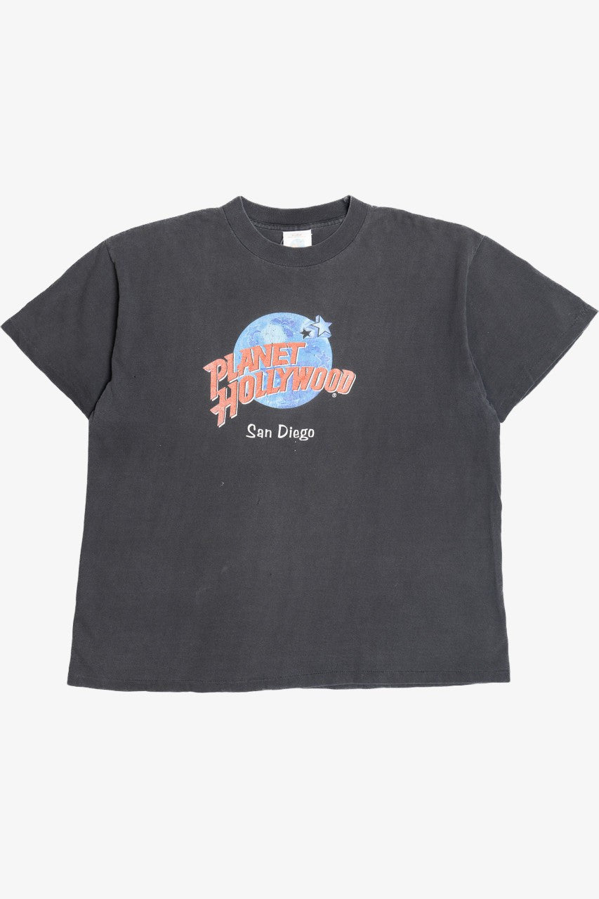 Vintage Distressed Planet Hollywood "San Diego" Single Stitch T-Shirt (1990s)