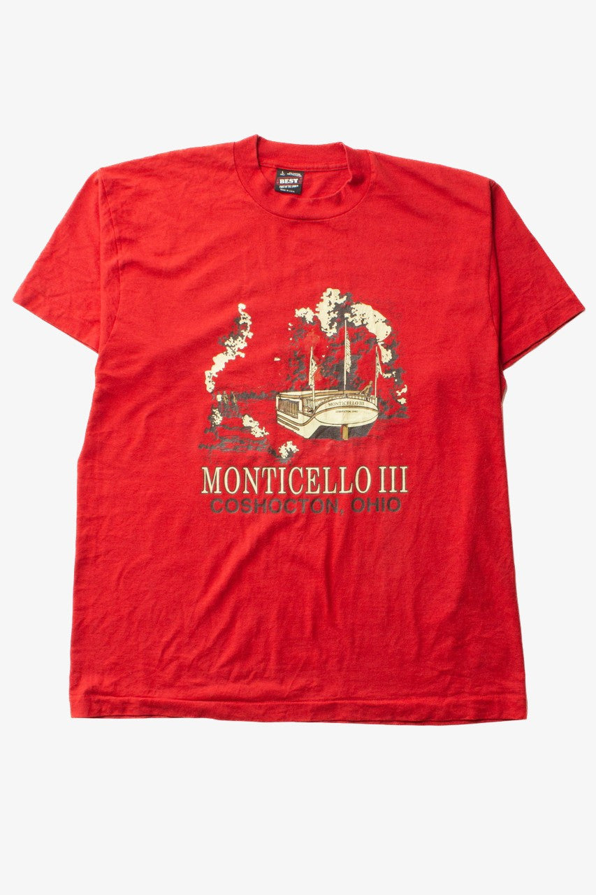 Vintage Monticello III Single Stitch T-Shirt (1990s)
