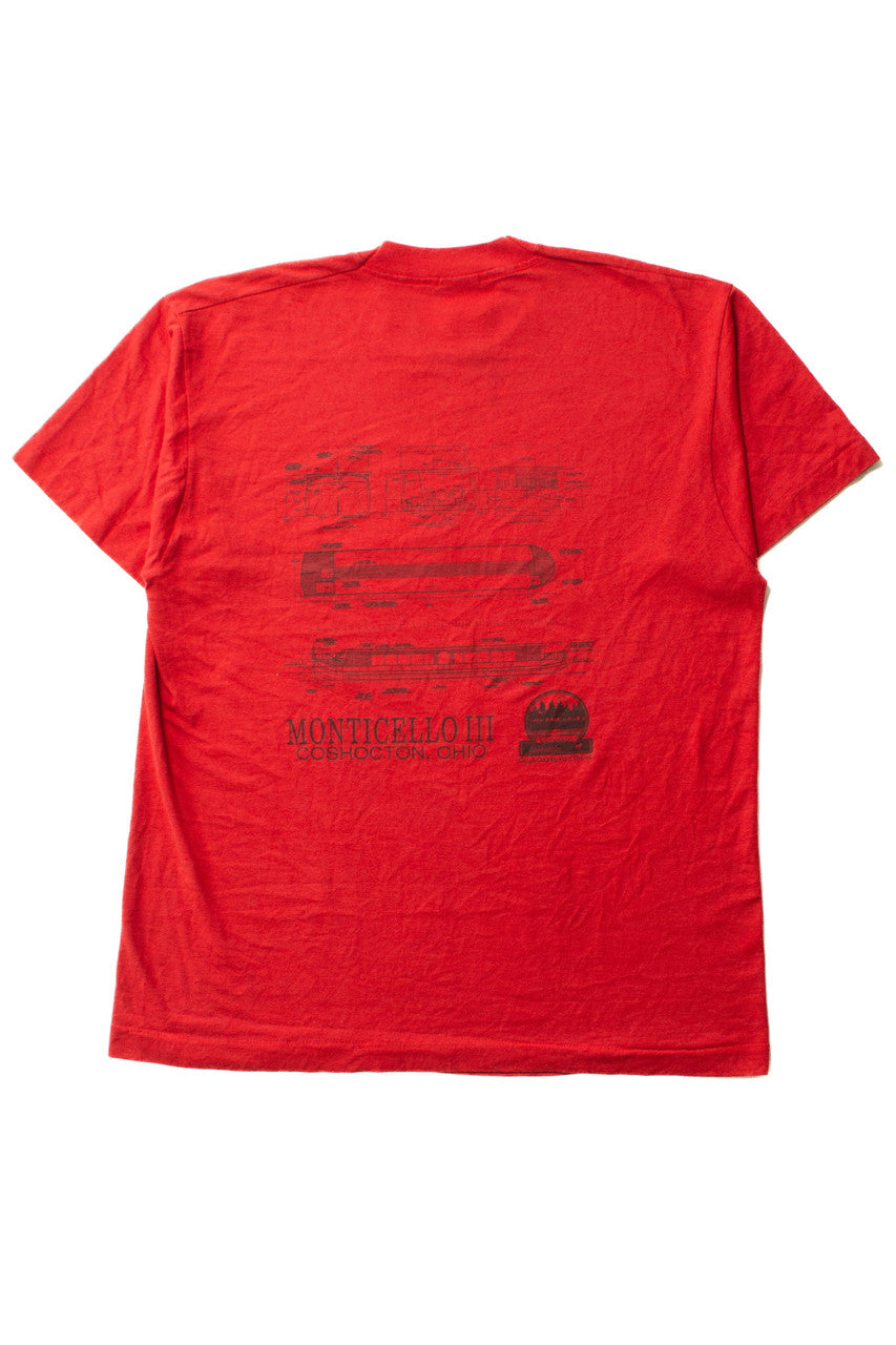 Vintage Monticello III Single Stitch T-Shirt (1990s)