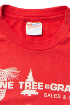 Vintage Pine Tree Gravely Single Stitch T-Shirt (1990s)