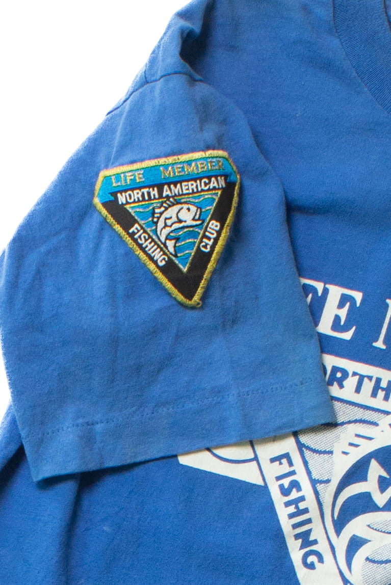 Vintage North American Fishing Club Life Member T-Shirt (1990s)