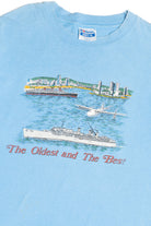 Vintage "The Oldest And The Best" Seaport Single Stitch T-Shirt (1980s)