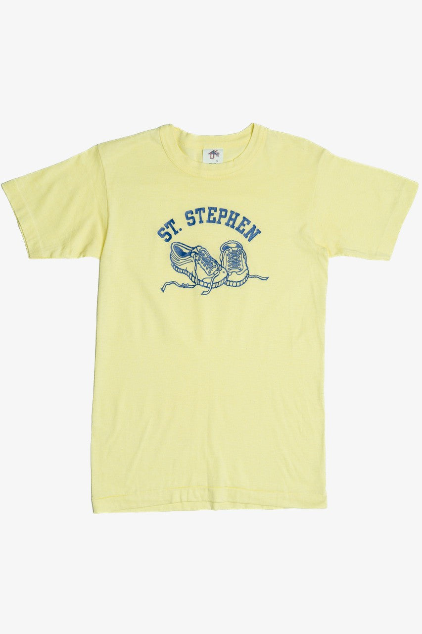 Vintage "St. Stephen" Shoes Single Stitch Paper Thin T-Shirt