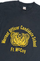 Vintage Ft. McCoy "Warrant Officer Candidate School" Single Stitch T-Shirt