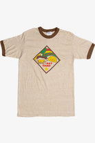 Vintage Boy Scouts Day Camp Paper Thin Ringer T-Shirt (1980s)