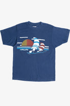 Vintage "Hawaii" Sunset Sailing Single Stitch T-Shirt (1980s)