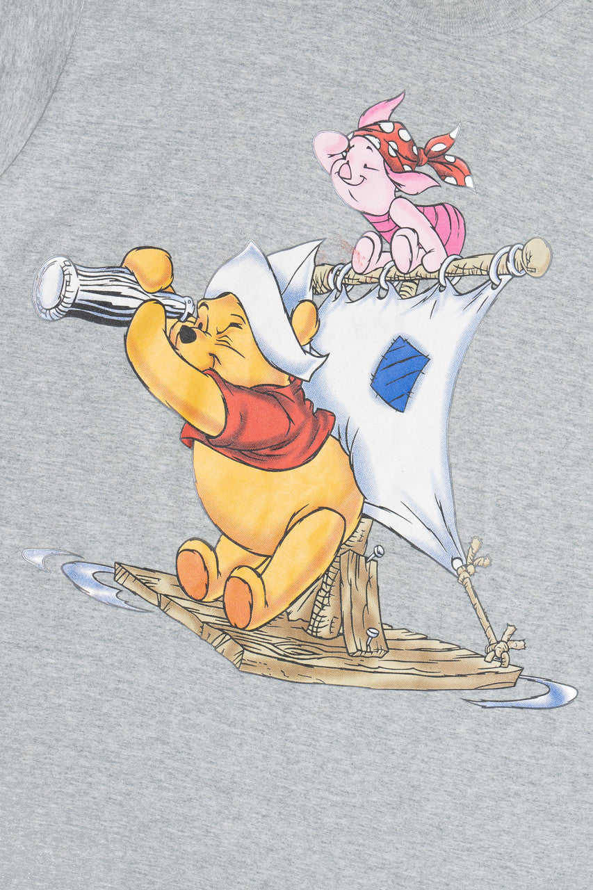 Vintage Winnie The Pooh & Piglet Raft T-Shirt (2000s)