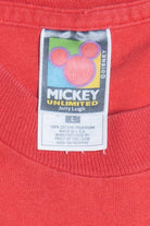 Vintage Mickey Mouse Shadow Cartwheel Single Stitch T-Shirt (1990s)