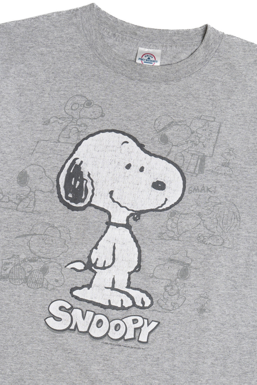 Vintage "Snoopy" Snoopy Drawings T-Shirt (2000s)