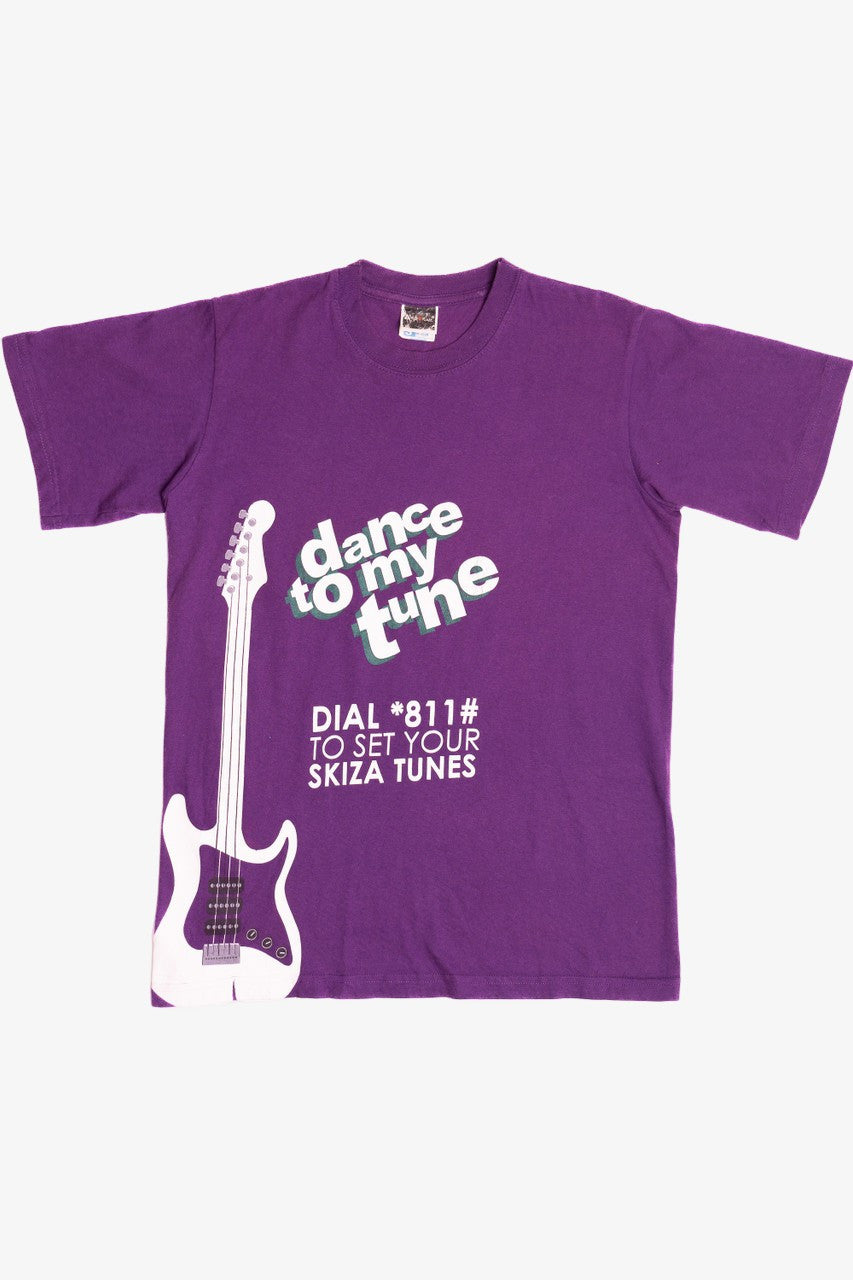 Vintage Safaricom Skiza Tunes Guitar Airborne T-Shirt (2000s)