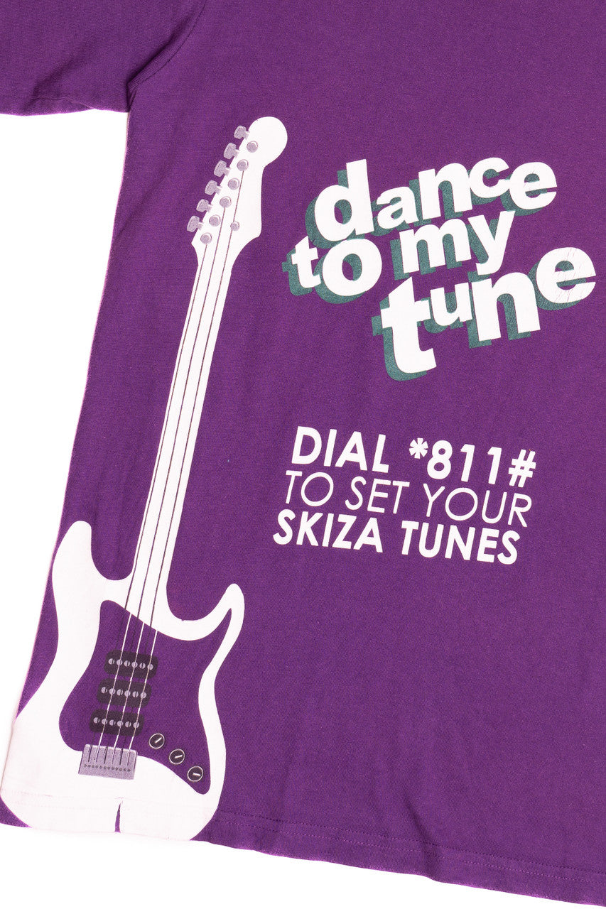 Vintage Safaricom Skiza Tunes Guitar Airborne T-Shirt (2000s)