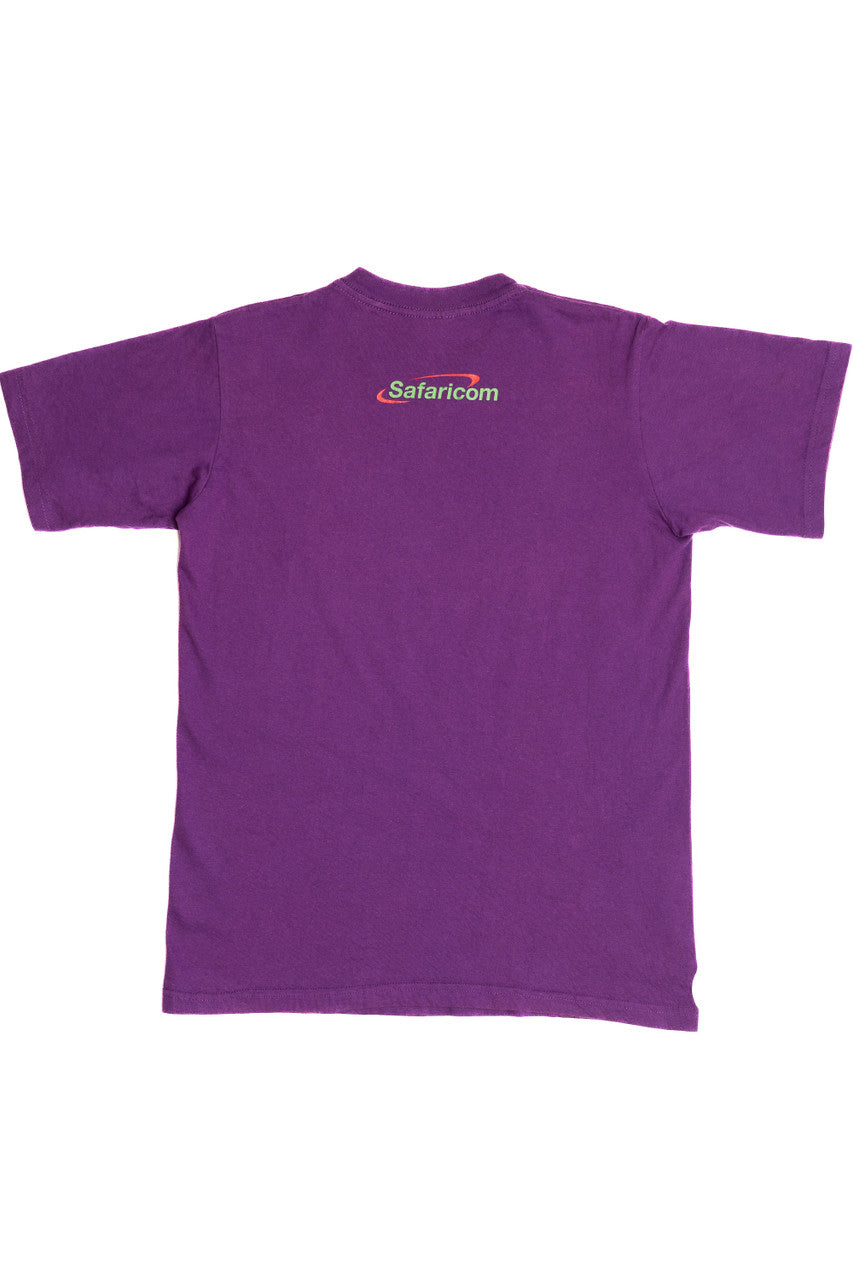 Vintage Safaricom Skiza Tunes Guitar Airborne T-Shirt (2000s)