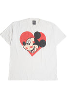 Vintage Mickey Mouse Kisses Heart Mickey Unlimited T-Shirt (1990s)