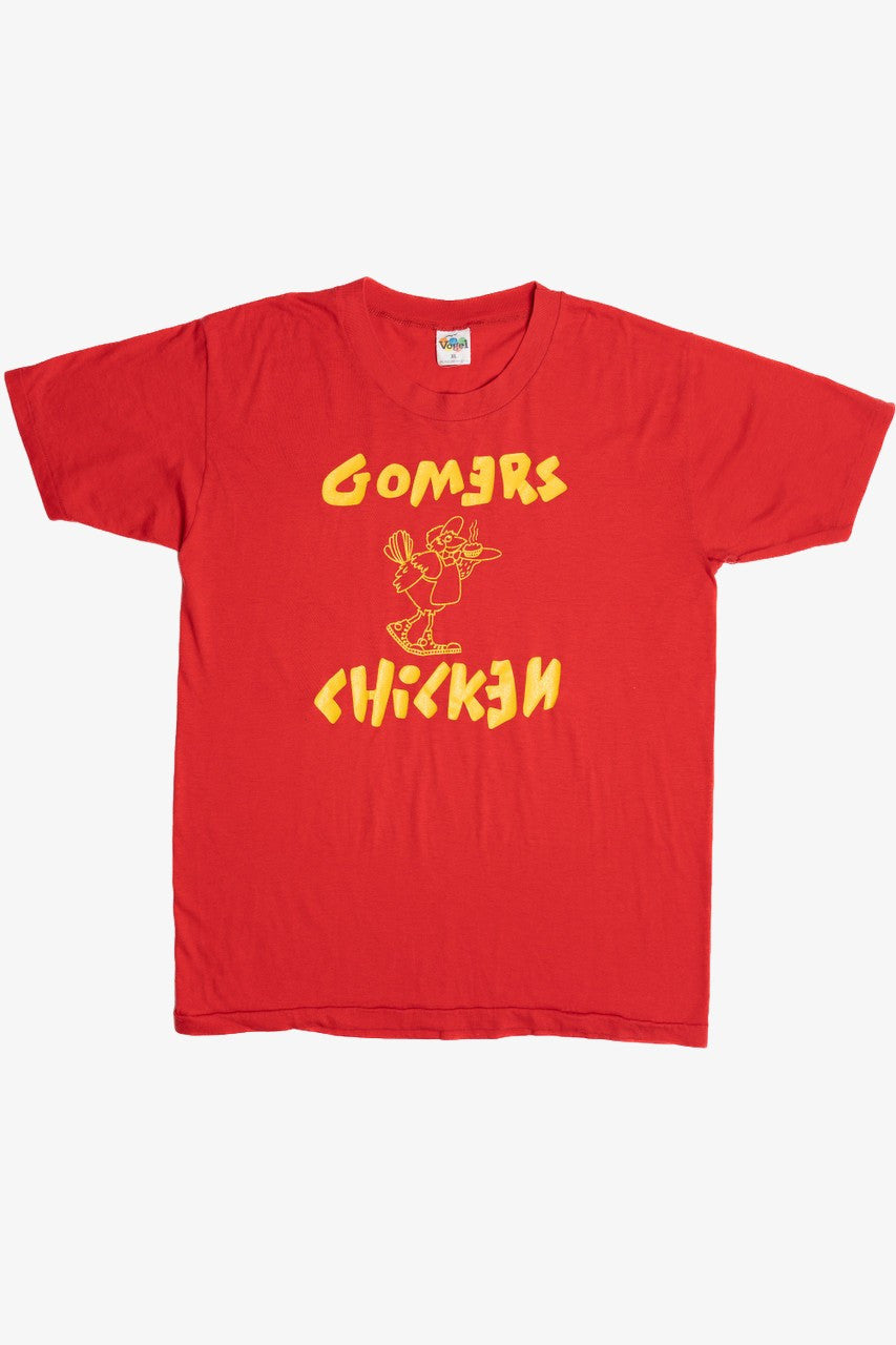Vintage "Gomers Chicken" Paper Thin Single Stitch T-Shirt (1980s)