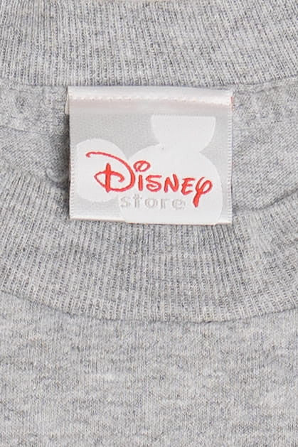 Vintage "Pooh" Spellout Plastic Lined Character Disney Store T-Shirt (2000s)