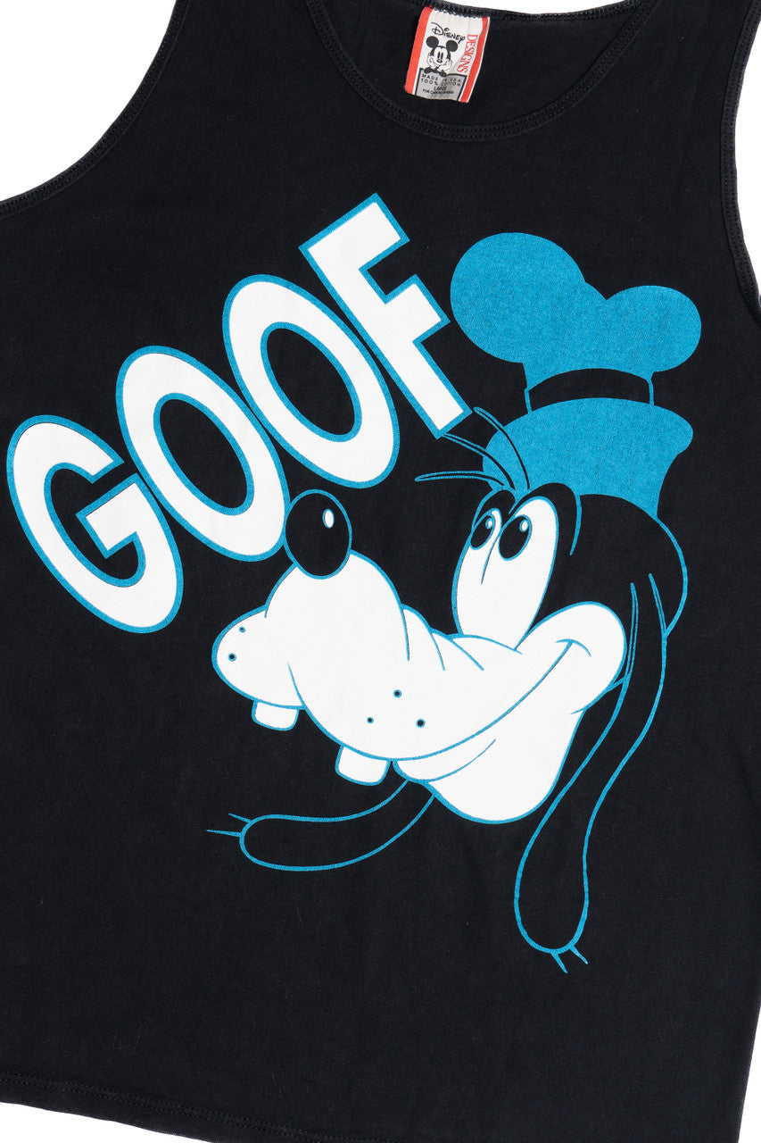 Vintage "Goof" Goofy Disney Designs T-Shirt Tank Top (1990s)