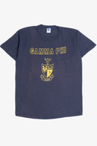 Vintage 1986 "Gamma Phi" Greek Life Single Stitch T-Shirt (1980s)