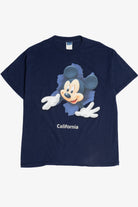 Vintage "California" Mickey Mouse Front/Back Print Disney T-Shirt (1990s)