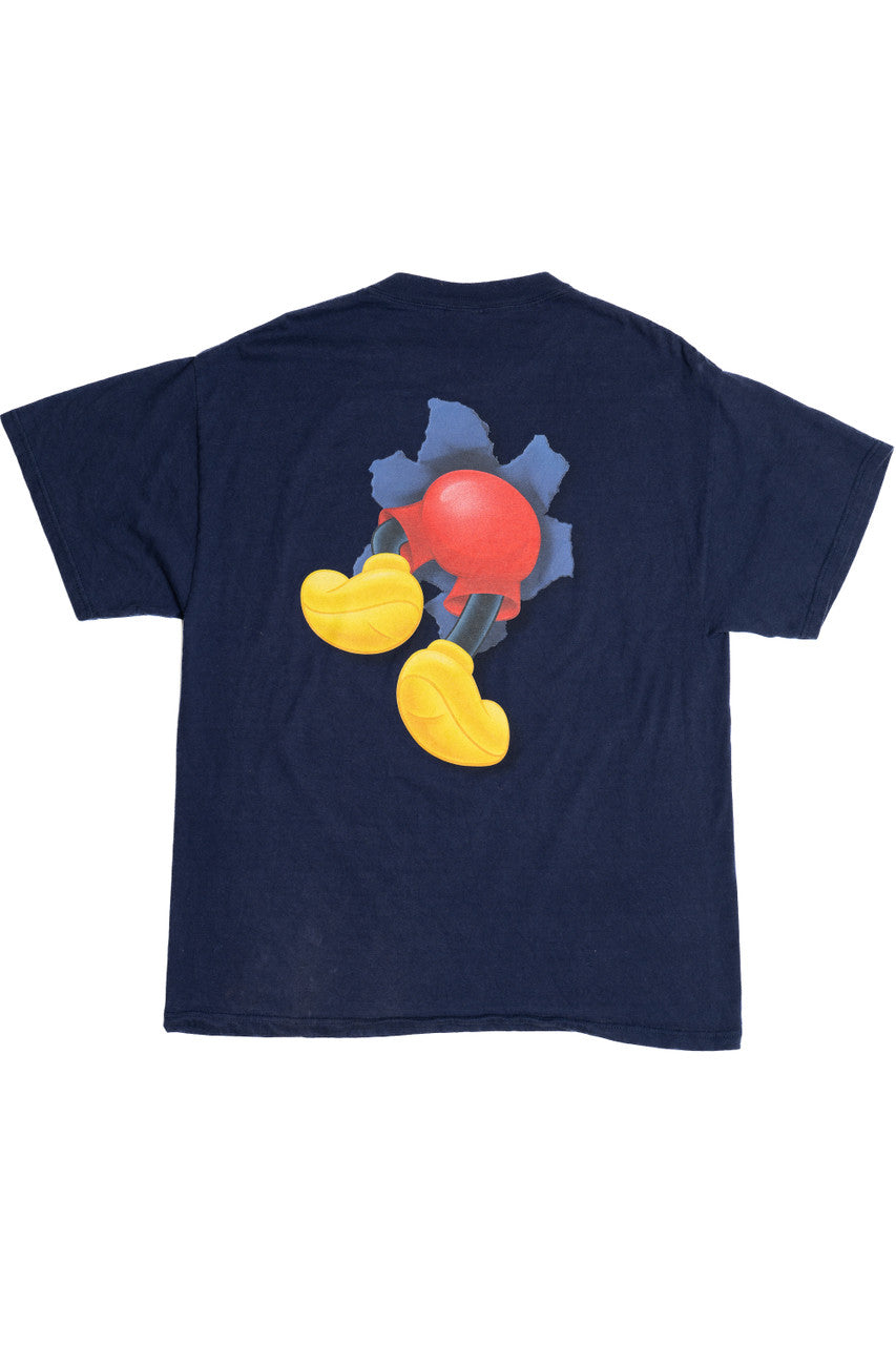 Vintage "California" Mickey Mouse Front/Back Print Disney T-Shirt (1990s)