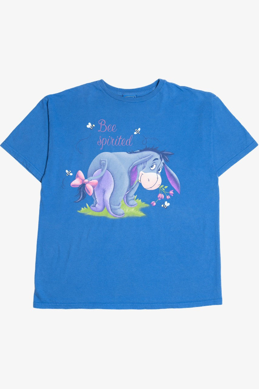 Vintage "Bee Spirited" Eeyore Front/Back Print Winnie The Pooh T-Shirt (1990s)