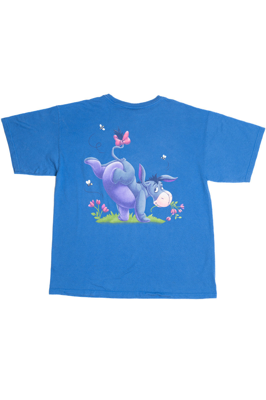 Vintage "Bee Spirited" Eeyore Front/Back Print Winnie The Pooh T-Shirt (1990s)
