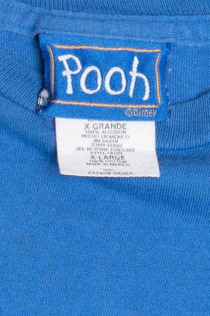 Vintage "Bee Spirited" Eeyore Front/Back Print Winnie The Pooh T-Shirt (1990s)