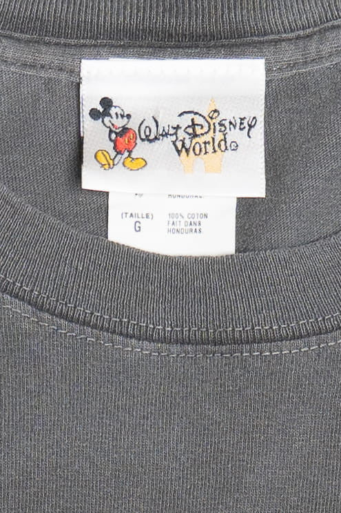 Vintage "Walt Disney World" Mickey Mouse Velvet Detail T-Shirt (2000s)