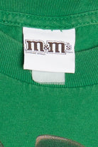 Green M&M Big Face M&Ms Brand T-Shirt