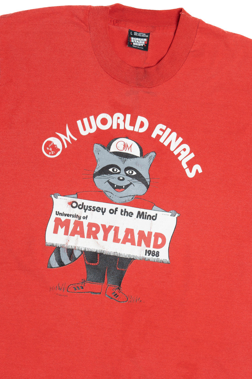Vintage 1988 Odyssey Of The Mind World Finals Single Stitch T-Shirt (1980s)