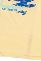 Vintage "San Juan, P.R." Sunset Sailing Embossed Print Single Stitch T-Shirt (1980s)