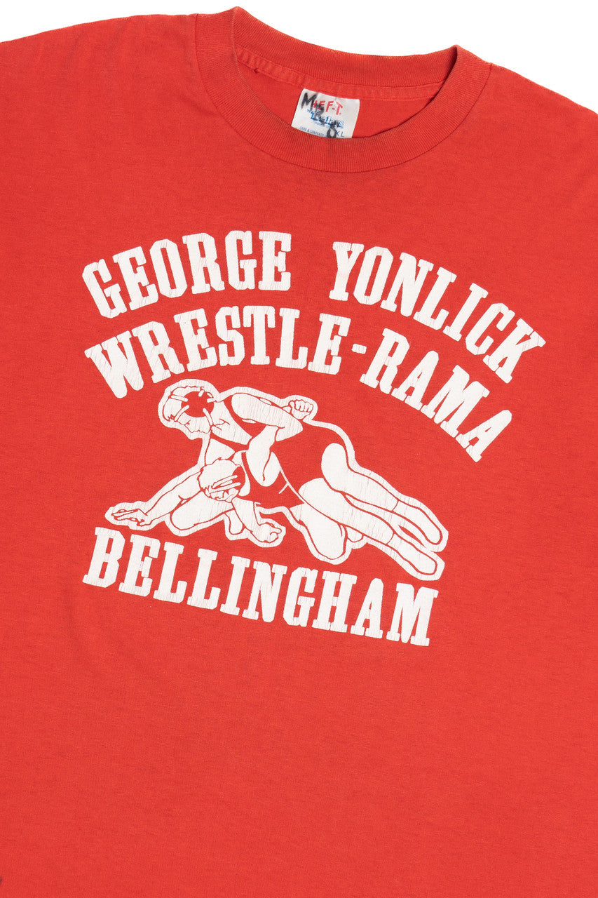 Vintage George Yonlick Wrestle-Rama Single Stitch T-Shirt (1980s)