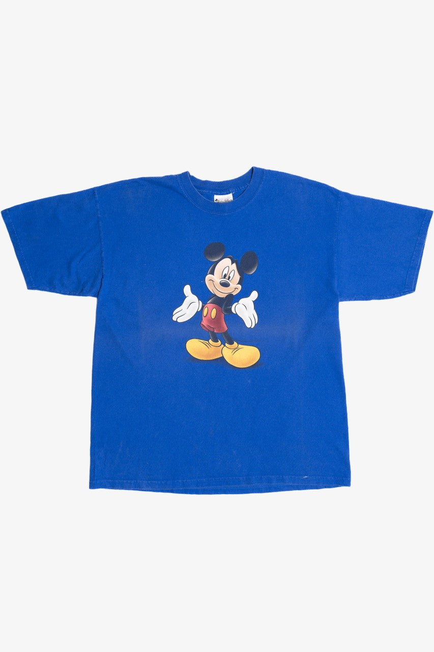 Vintage Mickey Mouse Royal Blue Walt Disney World T-Shirt (1990s) 117666