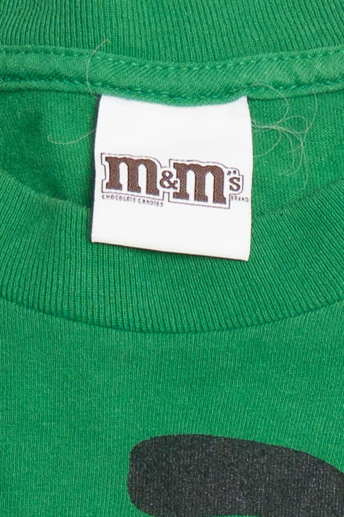 Green M&M Big Face M&Ms Brand T-Shirt 11773
