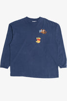 Vintage Tigger & Winnie The Pooh Embroidered Long Sleeve Pocket T-Shirt (1990s)