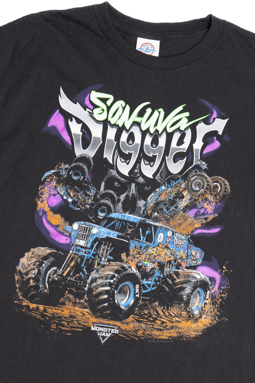 "Son-Uva Digger" Monster Jam Monster Truck T-Shirt