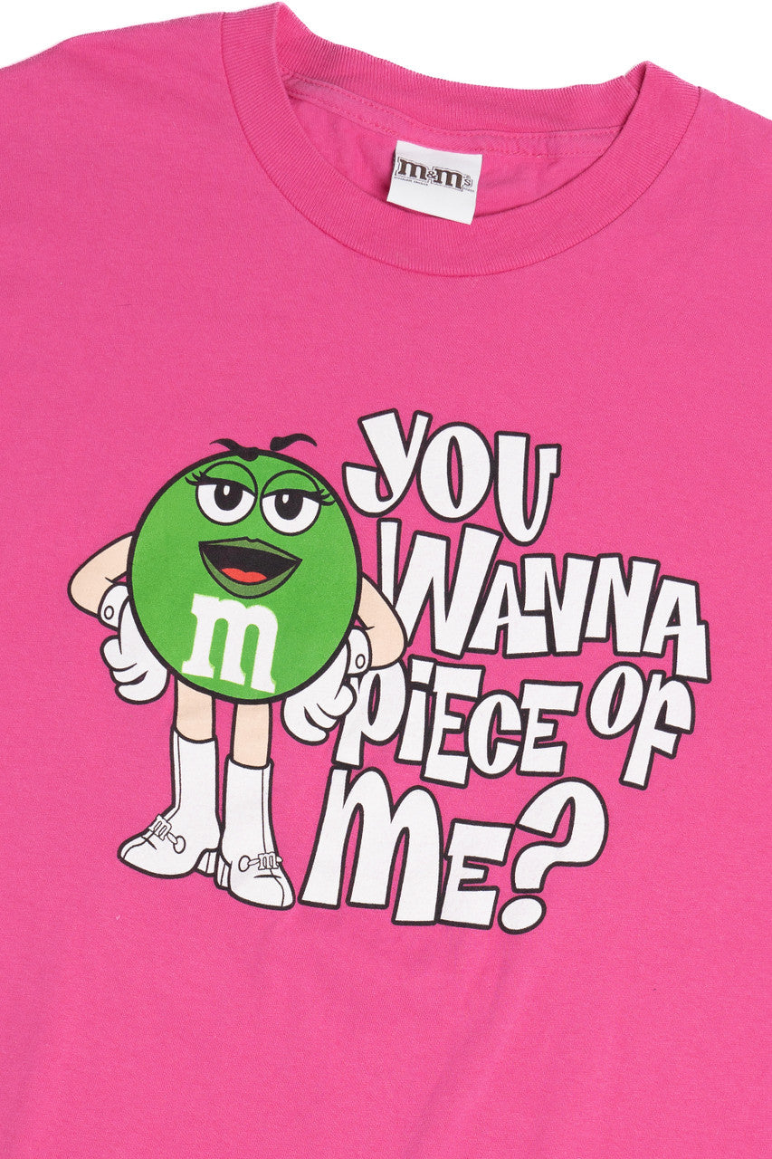 "You Wanna Piece Of Me?" Green M&M M&Ms Brand T-Shirt