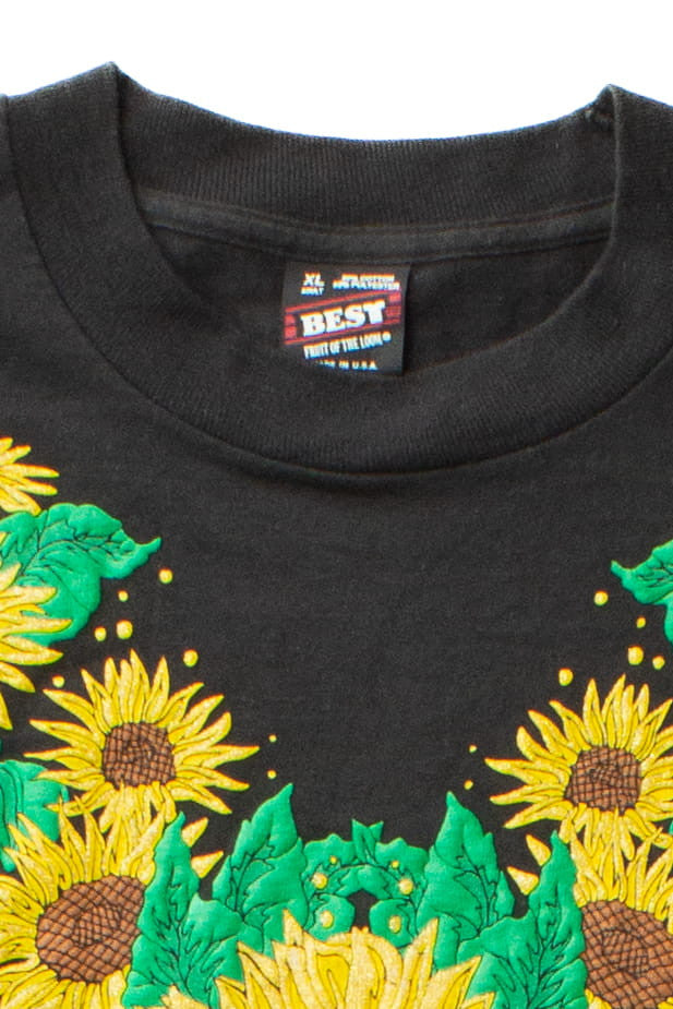 Vintage Missouri Sunflowers Single Stitch T-Shirt (1990s)