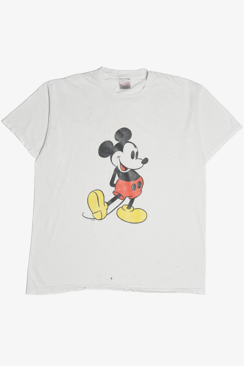 Vintage Classic Mickey Mouse Paper Thin Single Stitch T-Shirt (1990s)