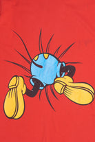 Vintage Bottoms Up! Mickey Mouse Front/Back Print Single Stitch T-Shirt (1990s)