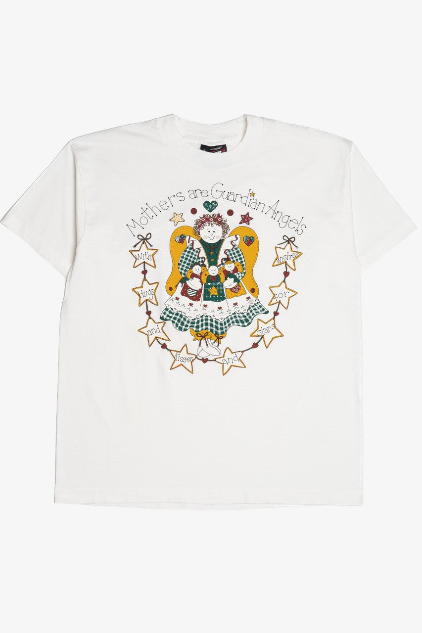 Vintage "Mothers Are Guardian Angels" Single Stitch T-Shirt