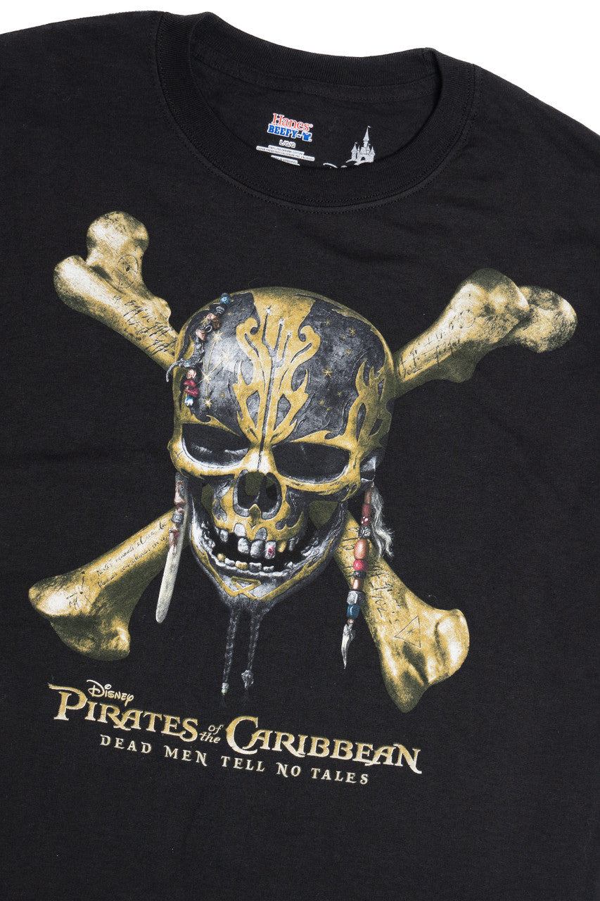 Disney Pirates Of The Caribbean Dead Men Tell No Tales T-Shirt NWT