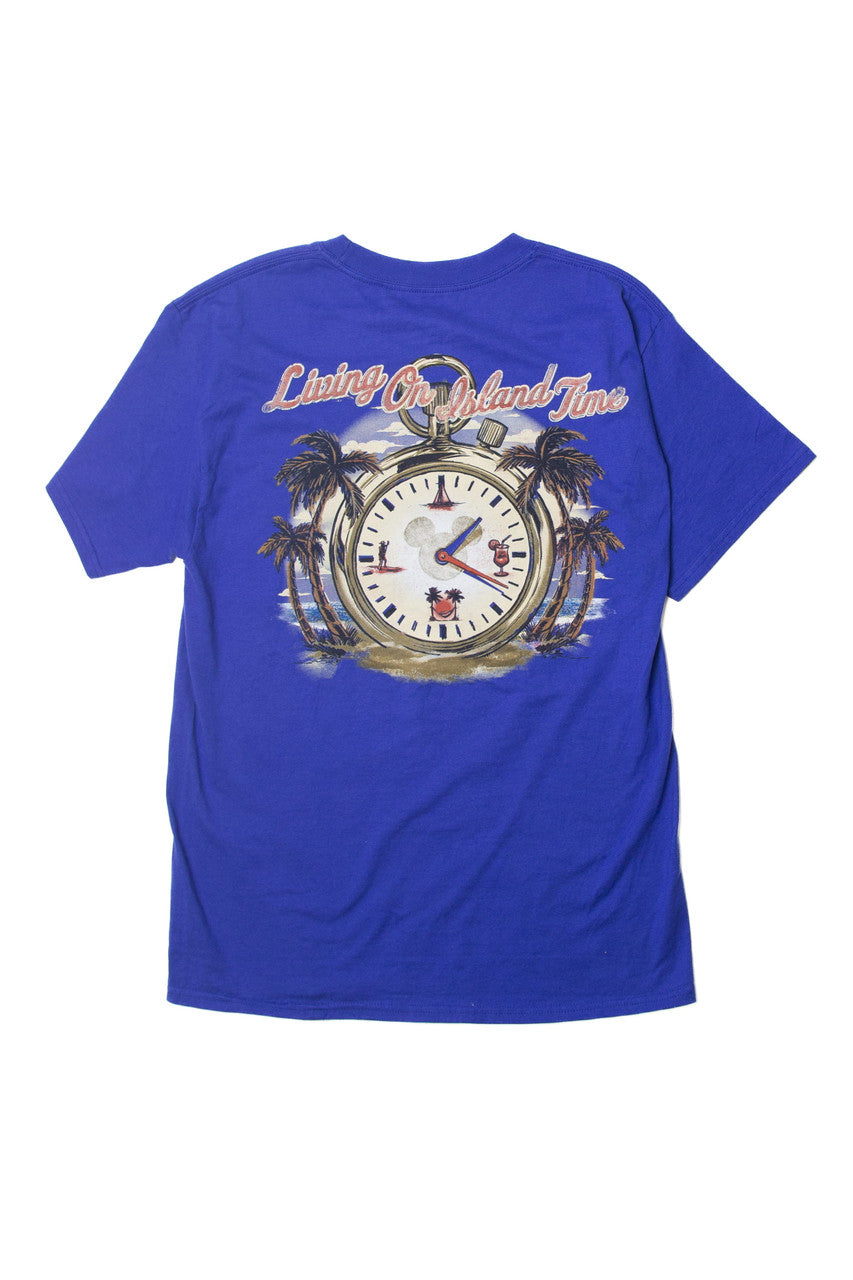 Disneyland "Living On Island Time" Compass T-Shirt