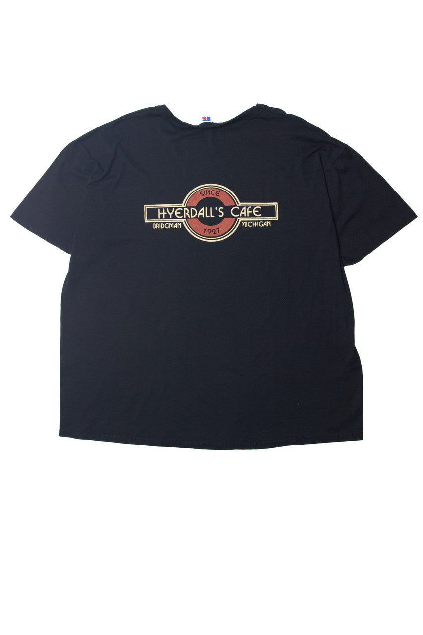 Hyerdall's Cafe Black T-Shirt
